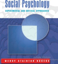 Image of Social Psychology Experimental and Critical Approaches